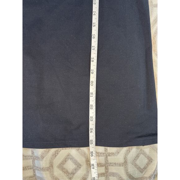 Athleta‎ Bakasana Racerback Tank Top Black Size M Ruched Mesh Back Yoga Gym - Picture 4 of 6